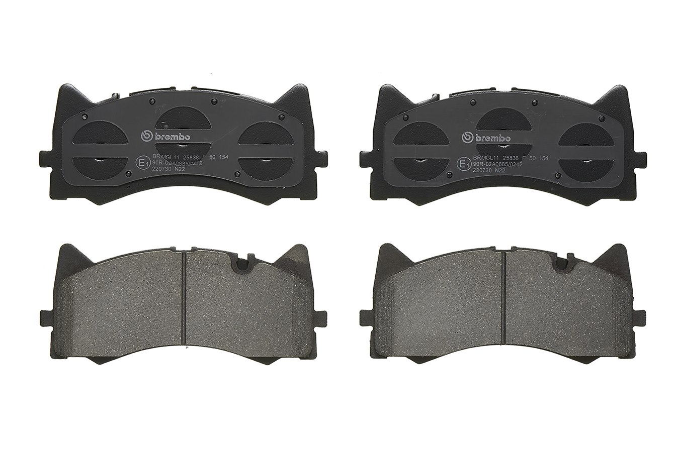 A.B.S. P 50 154 BREMBO Bremsbelagsatz, Scheibenbremse